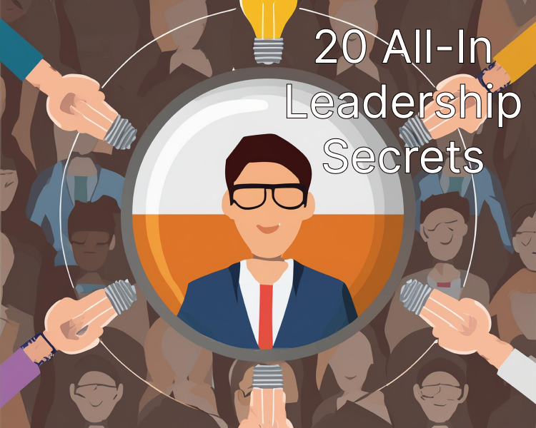 Leadership book banner for The Power of Going All-in