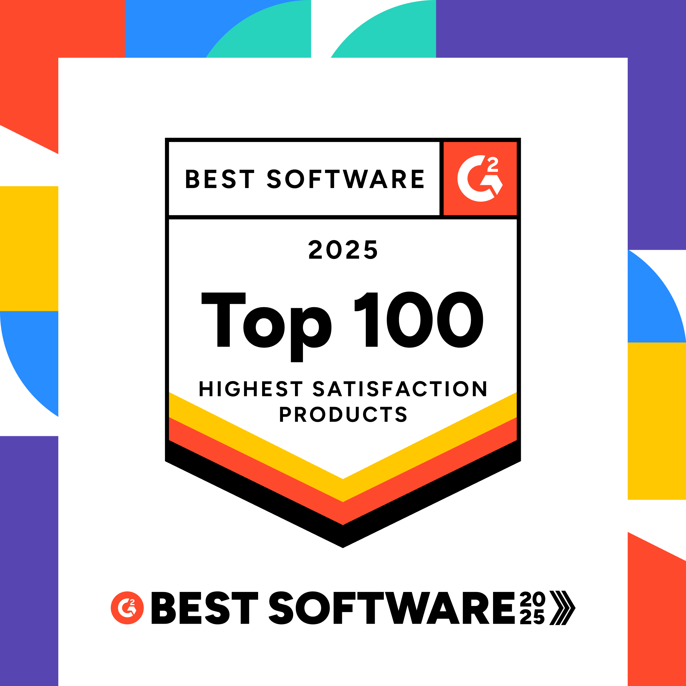 2025 G2 Highest Satisfaction Product Award Winner Badge Seamless.AI